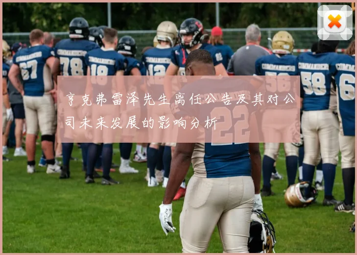亨克弗雷泽先生离任公告及其对公司未来发展的影响分析